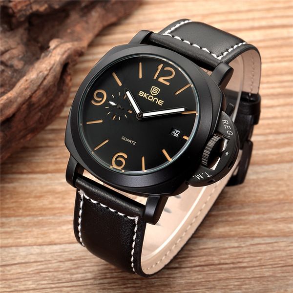 brand army men's watches classic male luxury watch male auto date leather sport waterproof quartz wristwatch, Slivery;brown
brand army men's watches classic male luxury watch male auto date leather sport waterproof quartz wristwatch, Slivery;brown