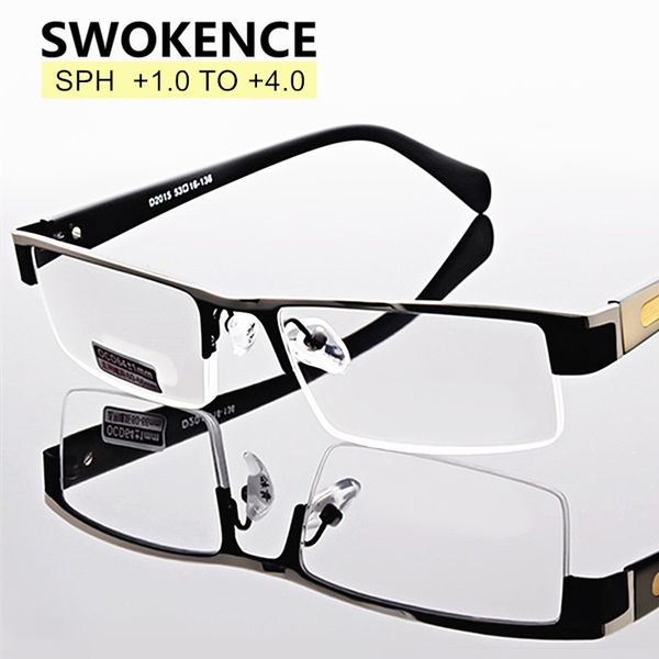 swokence men's high-end anti fatigue reading glasses brand slim lenses presbyopia eyeglasses spectacles for hyperopia g590, White;black
swokence men's high-end anti fatigue reading glasses brand slim lenses presbyopia eyeglasses spectacles for hyperopia g590, White;black