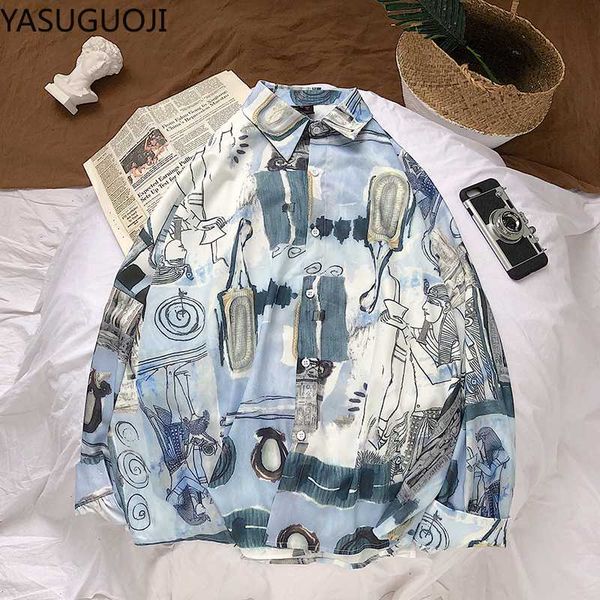yasuguoji 2020 new arrivals summer shirt men fashion graffiti printed shirts casual loose long sleeve hawaiian mens shirt, White;black
yasuguoji 2020 new arrivals summer shirt men fashion graffiti printed shirts casual loose long sleeve hawaiian mens shirt, White;black