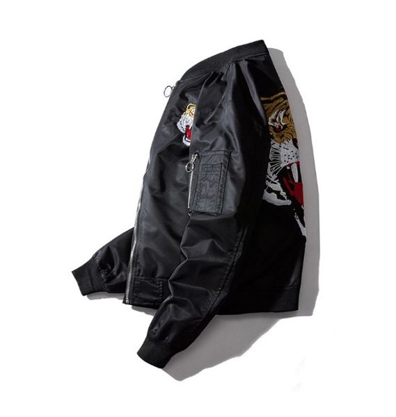 animal embroidery thin outerwear bomber jackets men hip hop windbreakers baseball jackets 2019 mens autumn streetwear coats, Black;brown
animal embroidery thin outerwear bomber jackets men hip hop windbreakers baseball jackets 2019 mens autumn streetwear coats, Black;brown