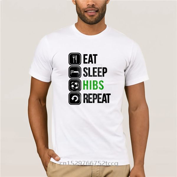 men printing short sleeve tshirt trend eat sleep hibs funny scotland footballer fan hibernian xmas 100% cotton summer for men, White;black
men printing short sleeve tshirt trend eat sleep hibs funny scotland footballer fan hibernian xmas 100% cotton summer for men, White;black