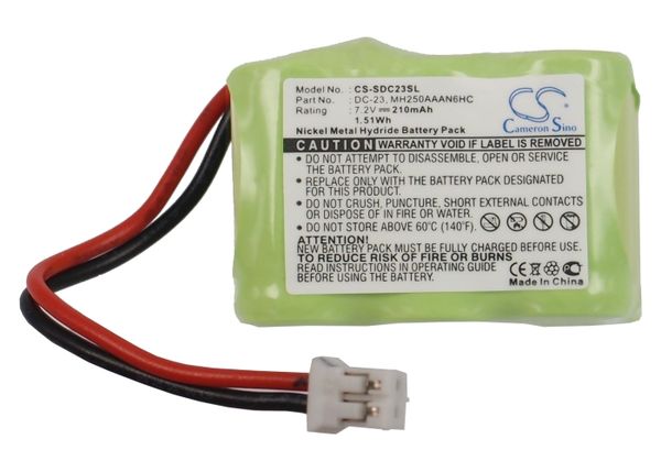 cameron sino 210mah battery 650-104, dc-23, mh250aaan6hc, sdt00-11911 for kinetic mh250aaan6hc, for sportdog sd-800
cameron sino 210mah battery 650-104, dc-23, mh250aaan6hc, sdt00-11911 for kinetic mh250aaan6hc, for sportdog sd-800