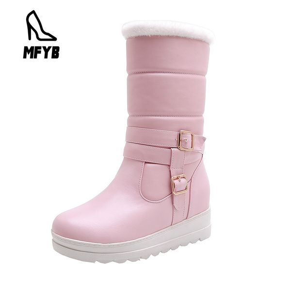 mfyb women's boots 2019 winter new comfortable heighten women's shoes 35-42 large size warm snow boots, Black
mfyb women's boots 2019 winter new comfortable heighten women's shoes 35-42 large size warm snow boots, Black