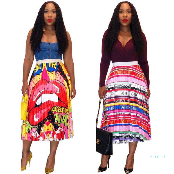summer women dresses ladies fashion letters lip striped print pleated skirt elastic waist girls dress long dress party dresses clothes e3604, Black
summer women dresses ladies fashion letters lip striped print pleated skirt elastic waist girls dress long dress party dresses clothes e3604, Black