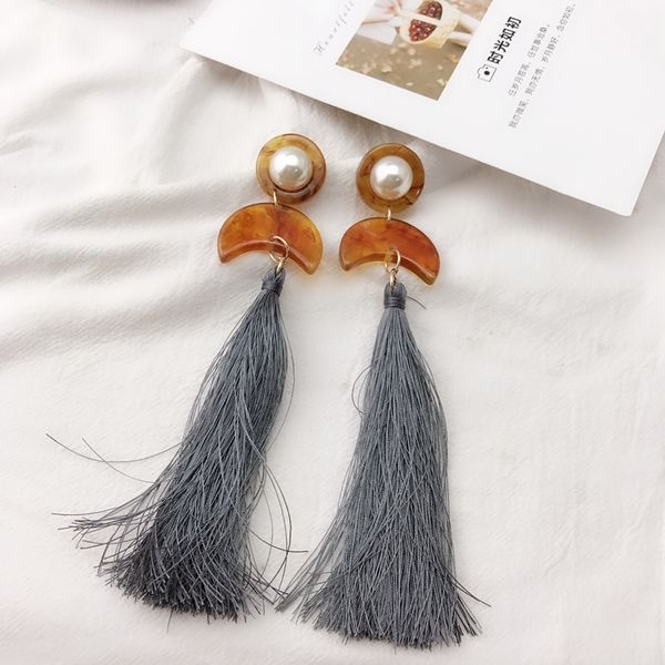 2019 new korean style trend simple autumn winter tassel drop earrings for girl women fashion accessories jewelry, Silver
2019 new korean style trend simple autumn winter tassel drop earrings for girl women fashion accessories jewelry, Silver