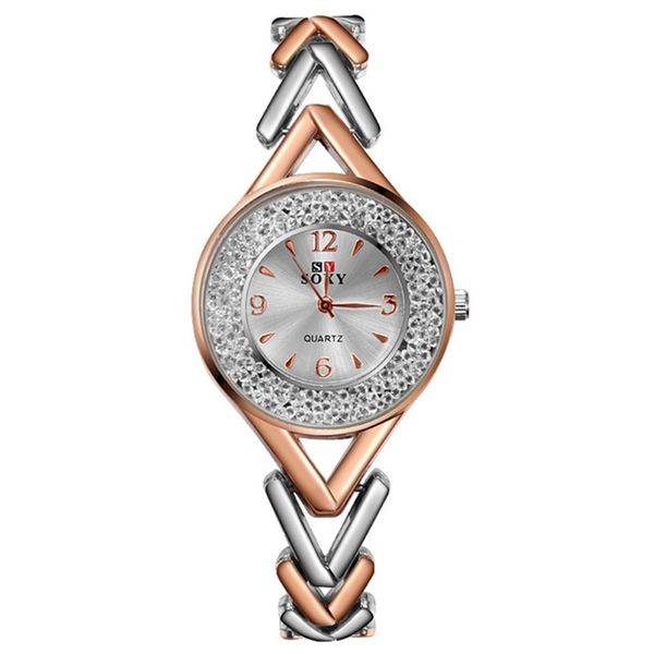 soxy brand women watches fashion rhinestone rose gold romantic wristwatch ladies watch womens bracelet clock reloj mujer, Slivery;brown
soxy brand women watches fashion rhinestone rose gold romantic wristwatch ladies watch womens bracelet clock reloj mujer, Slivery;brown