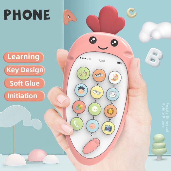 electronic toy cartoon phone kid mobile phone cellphone telephone educational learning toys music baby infant teether phone y200428
electronic toy cartoon phone kid mobile phone cellphone telephone educational learning toys music baby infant teether phone y200428