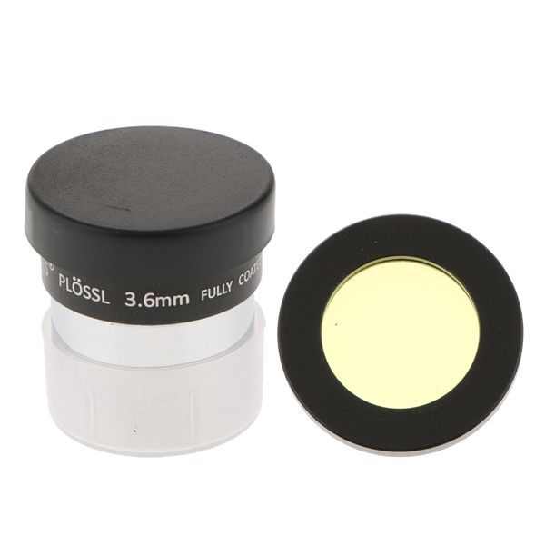 1.25inch astronomy telescope eyepiece set plossl 3.6mm focal length universal & moon planet sky color filter yellow
1.25inch astronomy telescope eyepiece set plossl 3.6mm focal length universal & moon planet sky color filter yellow