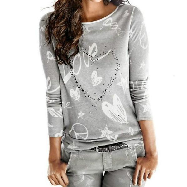 fashion women's blouse rhinestone long sleeves letter love o neck shirt drilling corset clothes, White
fashion women's blouse rhinestone long sleeves letter love o neck shirt drilling corset clothes, White