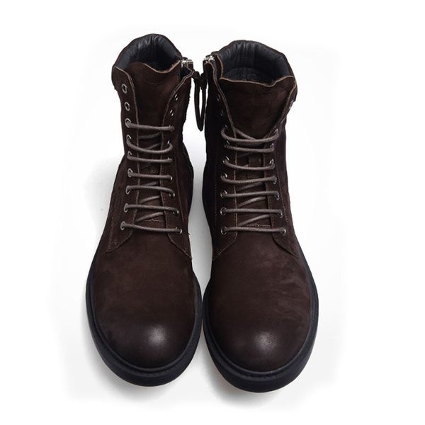 British Style Winter New Warm Shoes Men Genuine Leather Boots Male Shoes Round Toe Lace Up Motorcycle Biker Shoes Tooling Boots
British Style Winter New Warm Shoes Men Genuine Leather Boots Male Shoes Round Toe Lace Up Motorcycle Biker Shoes Tooling Boots