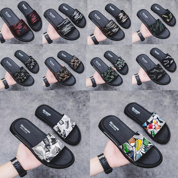 10 colors men's shoes sandals and slippers street hip-hop new sports tide brand word drag non-slip indoor and outdoor wear beach shoes, Black
10 colors men's shoes sandals and slippers street hip-hop new sports tide brand word drag non-slip indoor and outdoor wear beach shoes, Black
