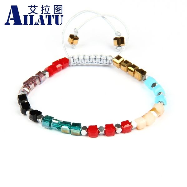 ailatu new fashionable bling bracelets wholesale 10pcs/lot multicolor crystal bohemia adjustable bracelet, Golden;silver
ailatu new fashionable bling bracelets wholesale 10pcs/lot multicolor crystal bohemia adjustable bracelet, Golden;silver