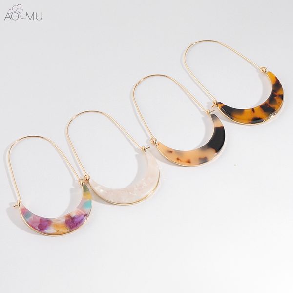 aomu trend acetate acrylic geometric crescent pattern leopard big hoop earrings for women girl party beach gift jewelry bijoux, Golden;silver
aomu trend acetate acrylic geometric crescent pattern leopard big hoop earrings for women girl party beach gift jewelry bijoux, Golden;silver