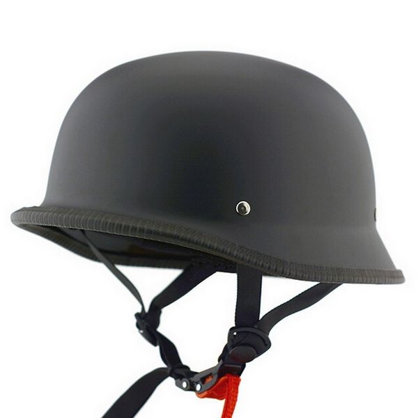 retro half motorcycle helmets matte black german half face helmet chopper cruiser biker head protection motor hats m/l/xl
retro half motorcycle helmets matte black german half face helmet chopper cruiser biker head protection motor hats m/l/xl