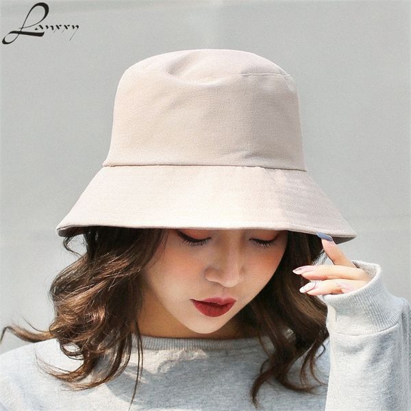 lanxxy new solid women bucket hats summer beach fishing caps hip hop hat panama, Blue;gray
lanxxy new solid women bucket hats summer beach fishing caps hip hop hat panama, Blue;gray