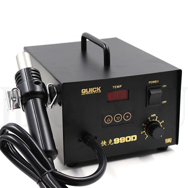 quick 990d 320w digital display esd air soldering desoldering station air rework gun bga rework station phone pcb repair
quick 990d 320w digital display esd air soldering desoldering station air rework gun bga rework station phone pcb repair