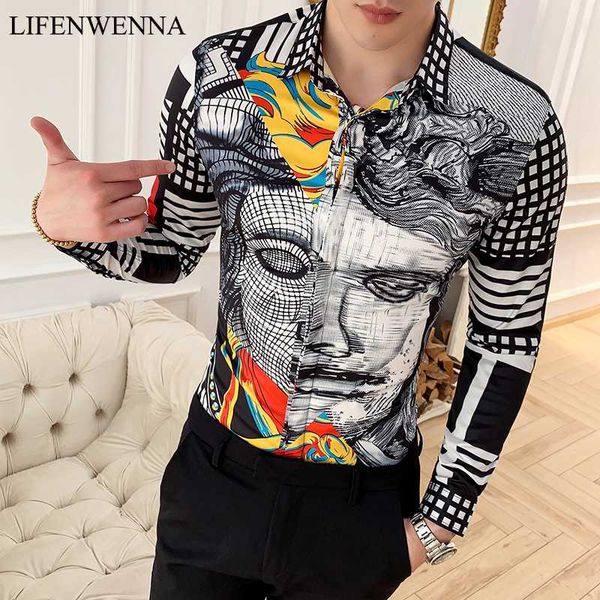 lifenwenna м-размер 6xl мода бутик печать повседневная slim fit мужская с длинным рукавом рубашки роскошный бренд социальной рубашки мужчин, White;black
lifenwenna м-размер 6xl мода бутик печать повседневная slim fit мужская с длинным рукавом рубашки роскошный бренд социальной рубашки мужчин, White;black