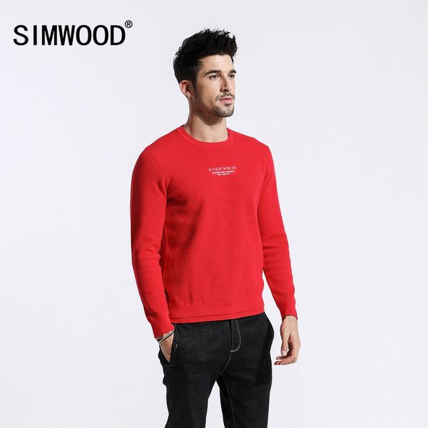 simwood 2018 autumn new thin sweater men 100% cotton print fake double layer design winter fashion pullover 180441, White;black
simwood 2018 autumn new thin sweater men 100% cotton print fake double layer design winter fashion pullover 180441, White;black
