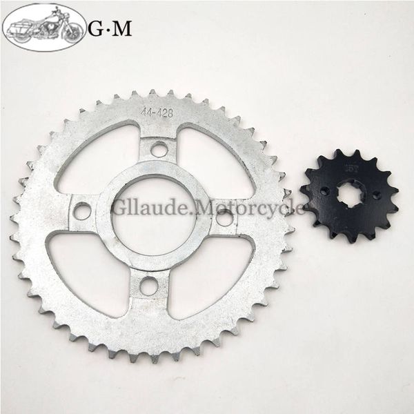 428 chain motorcycle front & rear sprocket gear transmission 44 and 15 teeth for yamaha tzr 125 tzr125
428 chain motorcycle front & rear sprocket gear transmission 44 and 15 teeth for yamaha tzr 125 tzr125