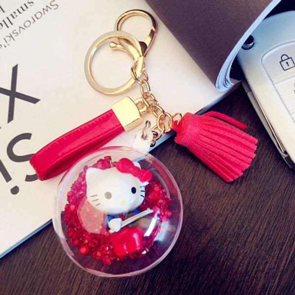 cute cartoon cat hello kitty doll keychain leather rope key holder metal key chain keyring charm bag auto pendant gifts new arri, Silver
cute cartoon cat hello kitty doll keychain leather rope key holder metal key chain keyring charm bag auto pendant gifts new arri, Silver