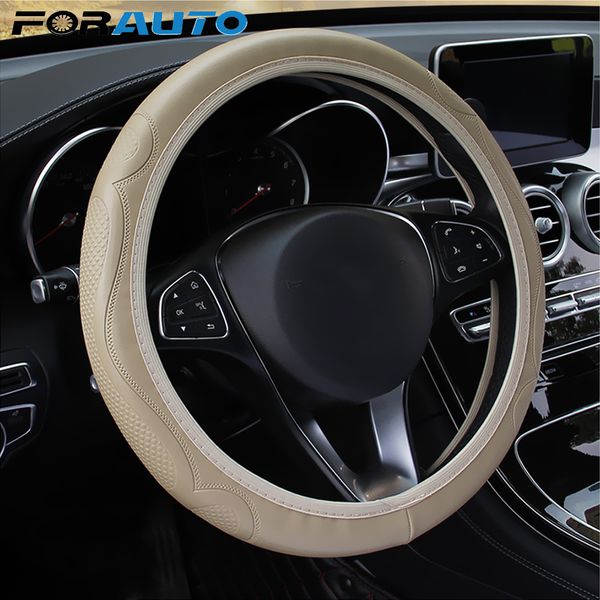forauto steering wheel car steering wheel cover with anti-slip embossing leather diameter 38cm cover couvre
forauto steering wheel car steering wheel cover with anti-slip embossing leather diameter 38cm cover couvre