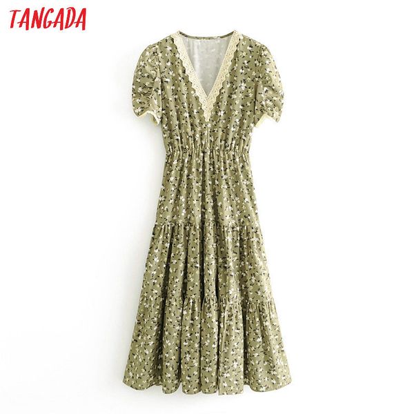 tangada women green floral lace patchwork dress summer 2020 short sleeve ladies tunic midi dress vestidos 3h412, Black;gray
tangada women green floral lace patchwork dress summer 2020 short sleeve ladies tunic midi dress vestidos 3h412, Black;gray