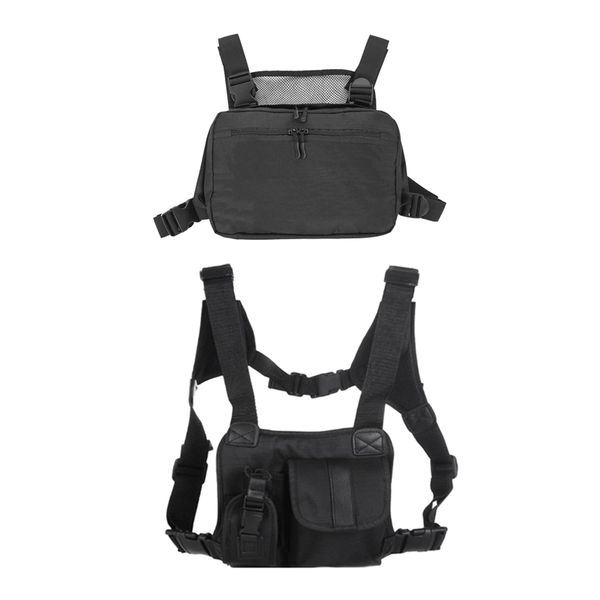 1 pcs outdoor vest chest rig black chest front pack pouch rig carry & 1 pcs black bags waist bag hip hop streetwear fu, Gray;blue
1 pcs outdoor vest chest rig black chest front pack pouch rig carry & 1 pcs black bags waist bag hip hop streetwear fu, Gray;blue
