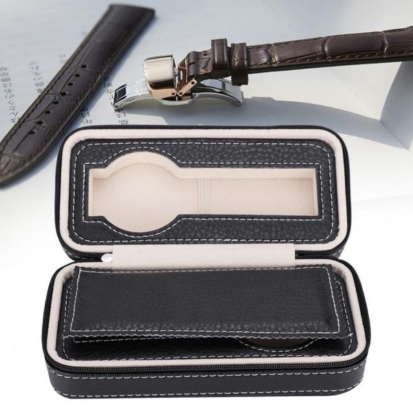 2 slot portable watch box zipper case jewelry display storage collector organizer watch holder cases for jeweler storage f, Black;blue
2 slot portable watch box zipper case jewelry display storage collector organizer watch holder cases for jeweler storage f, Black;blue