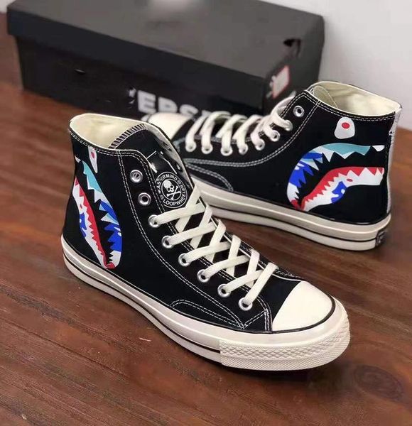 70s x aape x mmj canvas skate shoes classic 1970 canvas shoes mastermind japan skateboard casual sneakers running shoes, Black
70s x aape x mmj canvas skate shoes classic 1970 canvas shoes mastermind japan skateboard casual sneakers running shoes, Black