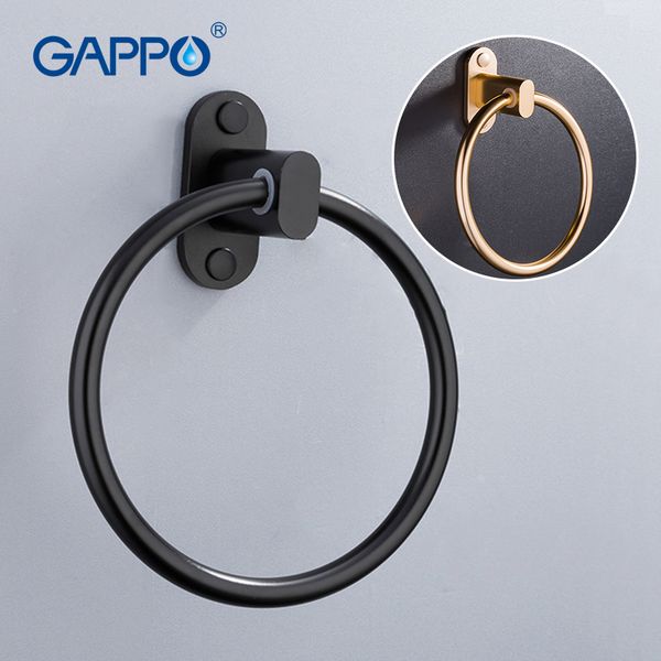 gappo black towel holder towel ring round wall mounted rack shelf stainless steel gold hanger bathroom accessories
gappo black towel holder towel ring round wall mounted rack shelf stainless steel gold hanger bathroom accessories