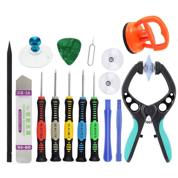 14 in 1 professional mobile phone repair tools open pliers suction cup screwdrivers for phones for samsung s6 edge s7 edge
14 in 1 professional mobile phone repair tools open pliers suction cup screwdrivers for phones for samsung s6 edge s7 edge