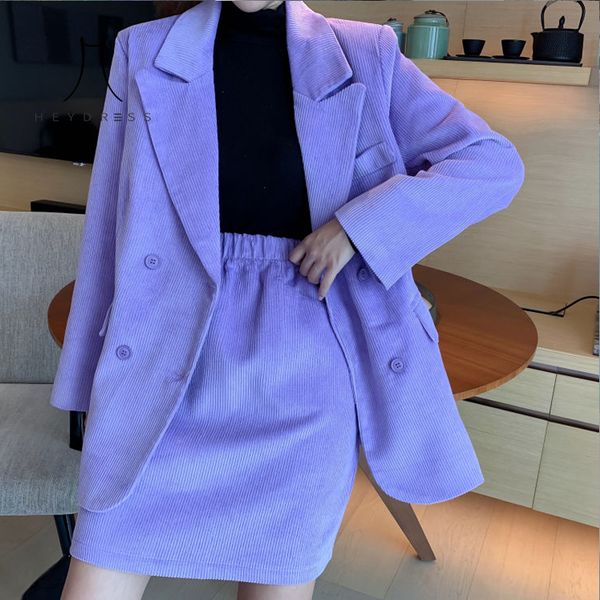 women's suits & blazers heydress spring women elegant sets corduroy blazer notch collar jacket female 2 pieces double breasted coats ou, White;black
women's suits & blazers heydress spring women elegant sets corduroy blazer notch collar jacket female 2 pieces double breasted coats ou, White;black