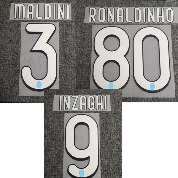 2009-2010 #9 inzaghi #80 ronaldinho #3 maldini nameste soccer printing iron on transfer patches 
2009-2010 #9 inzaghi #80 ronaldinho #3 maldini nameste soccer printing iron on transfer patches