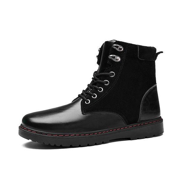 army boots men's autumn winter men's big head tooling martin boots england wild in the tube high-boots, Black
army boots men's autumn winter men's big head tooling martin boots england wild in the tube high-boots, Black