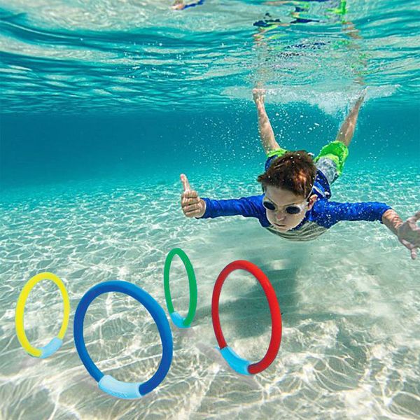 4 pcs/set child kid diving ring water toys underwater swimming pool accessories buoys loaded throwing beach summer children play
4 pcs/set child kid diving ring water toys underwater swimming pool accessories buoys loaded throwing beach summer children play