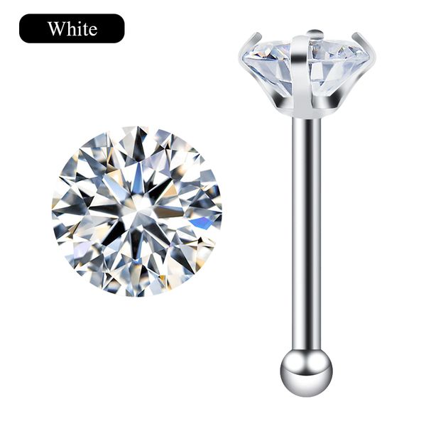 h:hyde colorful round crystal nose stud rings surgical steel bar pin nose piercing body jewelry for women fashion jewelry gifts, Slivery;golden
h:hyde colorful round crystal nose stud rings surgical steel bar pin nose piercing body jewelry for women fashion jewelry gifts, Slivery;golden