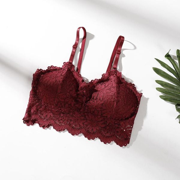 2019 new arrival fashion women bra solid vest lace seamless breathable push up underwear red, Red;black
2019 new arrival fashion women bra solid vest lace seamless breathable push up underwear red, Red;black