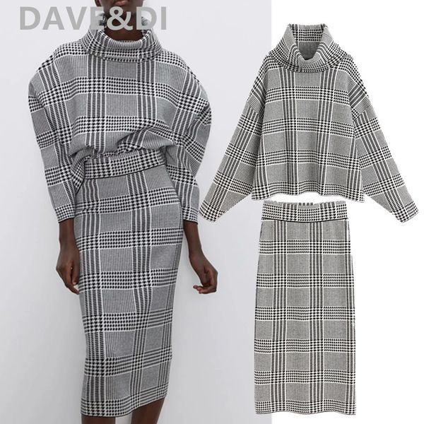 two piece dress dave&di england office lady simple plaid turtleneck sweaters women pullovers skinny midi skirt faldas 2 set, White
two piece dress dave&di england office lady simple plaid turtleneck sweaters women pullovers skinny midi skirt faldas 2 set, White