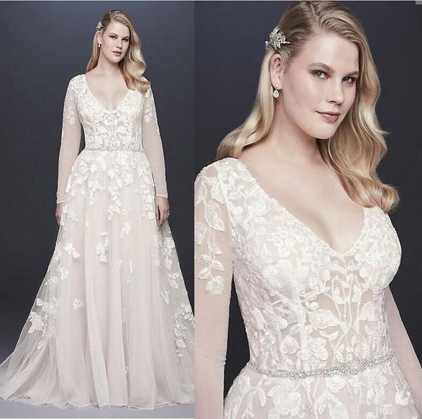 2019 sexy a-line свадебные платья из бисера и тюля 3d-цветочные аппликации элегантные прозрачные длинные рукава свадебные платья больших раз, White
2019 sexy a-line свадебные платья из бисера и тюля 3d-цветочные аппликации элегантные прозрачные длинные рукава свадебные платья больших раз, White