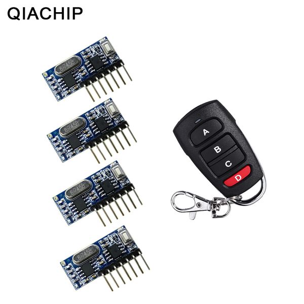 germa rf remote control transmitter & 433mhz wireless receiver learning code 1527 decoding module 4 ch output learning button
germa rf remote control transmitter & 433mhz wireless receiver learning code 1527 decoding module 4 ch output learning button