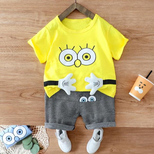 kids clothes suit summer boy girls cartoon t shirt shorts 2pcs/sets baby toddler fashion clothing infant sportswear, White
kids clothes suit summer boy girls cartoon t shirt shorts 2pcs/sets baby toddler fashion clothing infant sportswear, White
