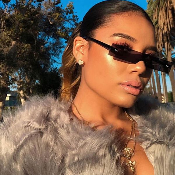 ultra light retro rectangle trending sunglasses women brand fashion rimless rivet one piece sunglasses for female male black shades eyewear, White;black
ultra light retro rectangle trending sunglasses women brand fashion rimless rivet one piece sunglasses for female male black shades eyewear, White;black