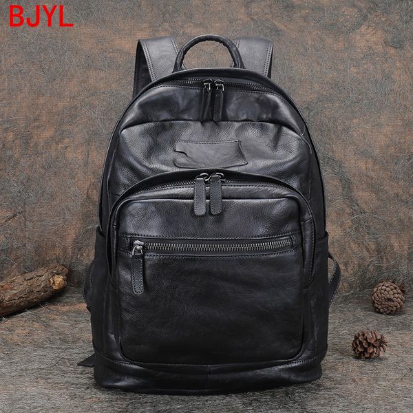 retro high-end sense large-capacity leather men backpack trend handmade first layer cowhide travel computer bag backpacks male
retro high-end sense large-capacity leather men backpack trend handmade first layer cowhide travel computer bag backpacks male