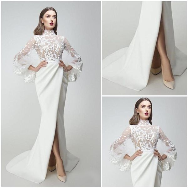prom dresses new 2020 lace appliqued long sleeves side split mermaid evening gowns sweep train special occasion dress party dress, Black
prom dresses new 2020 lace appliqued long sleeves side split mermaid evening gowns sweep train special occasion dress party dress, Black