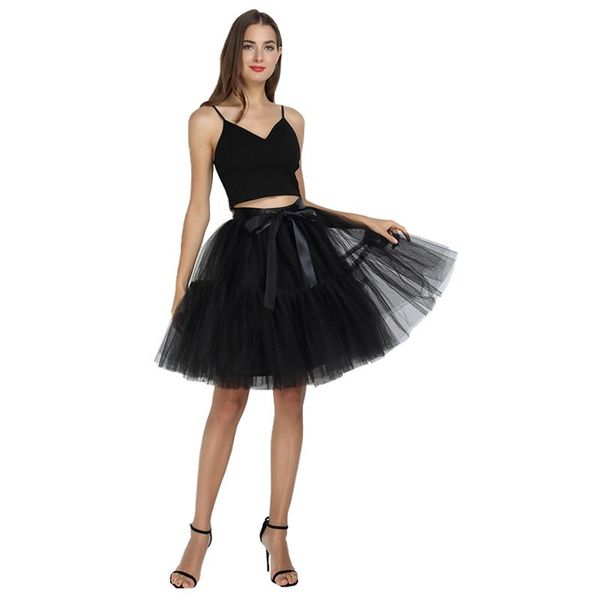 fashion elastic waist 65cm puffly 5 layers tulle tutu skirts women pleated lolita petticoat tutus pettiskirt bridesmaid skirt, Black
fashion elastic waist 65cm puffly 5 layers tulle tutu skirts women pleated lolita petticoat tutus pettiskirt bridesmaid skirt, Black