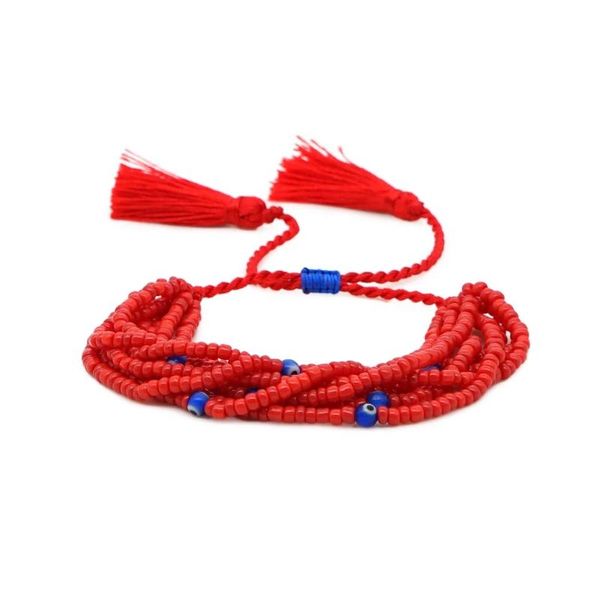 zhongvi delicate beads bracelets turkish evil eye bracelet women mexico pulseras mujer friendship gift tassel jewelry handwoven, Black
zhongvi delicate beads bracelets turkish evil eye bracelet women mexico pulseras mujer friendship gift tassel jewelry handwoven, Black