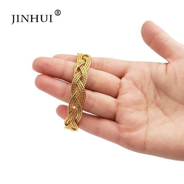 jin hui 1pieces of gold color copper bracelets for women dubai bride wedding jewelry bracelet middle east african wedding gifts, Black
jin hui 1pieces of gold color copper bracelets for women dubai bride wedding jewelry bracelet middle east african wedding gifts, Black