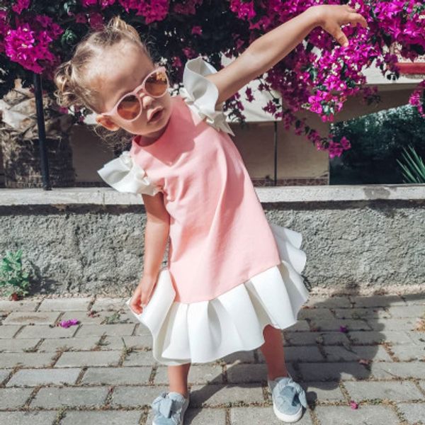 baby girls dress ins summer kids ruffle fly sleeve dress 2019 children fashion patchwore pleated princess party dresses clothing z01, Red;yellow
baby girls dress ins summer kids ruffle fly sleeve dress 2019 children fashion patchwore pleated princess party dresses clothing z01, Red;yellow