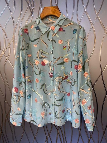 early autumn 2020 new women's print color matching decoration long sleeve versatile shirt 1120, White
early autumn 2020 new women's print color matching decoration long sleeve versatile shirt 1120, White