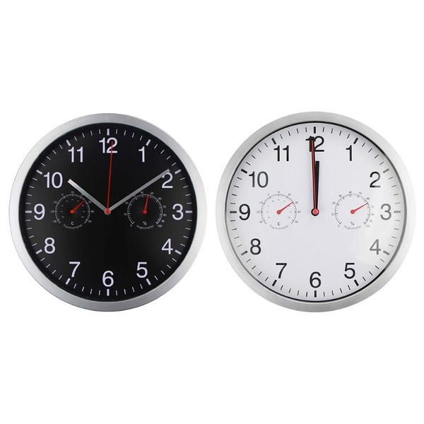 metal silent quartz wall clock quiet sweep movement hygrometer 
metal silent quartz wall clock quiet sweep movement hygrometer
